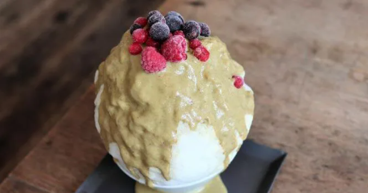 たべもの 雑貨 enowa（＠松山/カフェ）おしゃれ度ピカイチ☆銀天街のかき氷ならココ！